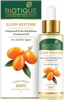 Biotique Масло для лица Advanced Organics Glow Restore Grapeseed & Sea Buckthorn Oil (30 мл)
