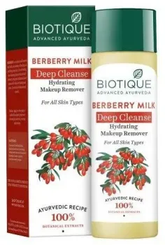 Biotique Лосьон для снятия макияжа Berberry Milk Deep Cleanse Hydrating Make Remover (120 мл)