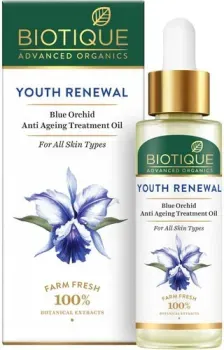 Biotique Масло для лица Advanced Organics Youth Renewal Blue Orchid Anti Ageing Oil (30 мл)