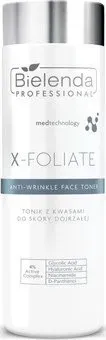 Bielenda Professional Тоник для лица X-Foliate Anti Wrinkle Кислотный против морщин для зрелой кожи 200 мл