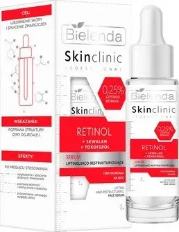 Bielenda Сыворотка-лифтинг для лица Skin clinic professional Реструктурирующая с ретинолом 30 мл