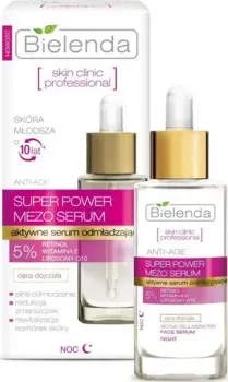 Bielenda Сыворотка для лица Skin clinic professional Активная омолаживающая ночная Anti-Age 30 мл