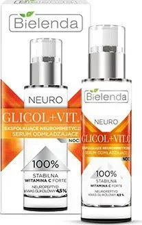 Bielenda Сыворотка для лица Neuro Отшелушивающая омолаживающая Glicol+Vitamin C 30 мл
