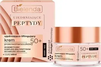 Bielenda Крем для лица Firming peptides Укрепляющий и лифтинговый против морщин 50+ 50 мл