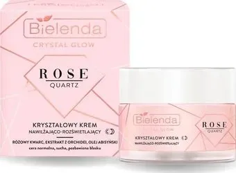Bielenda Крем для лица Crystal glow rose quartz Увлажняющий и выравнивающий тон 50 мл