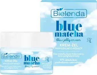 Bielenda Крем для лица Blue matcha Увлажняющий и успокаивающий Jelly Cream 50 мл