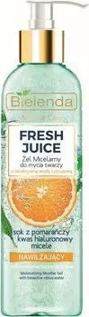 Bielenda Гель для умывания Fresh juice Увлажняющий мицеллярный Апельсин 190 мл