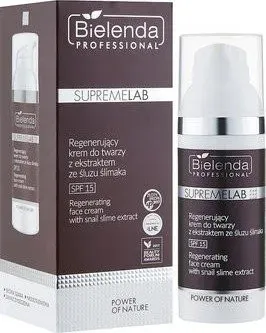 Bielenda Professional Крем для лица Power Of Nature регенерирующий с экстрактом муцина улитки SPF 15 (50 мл)