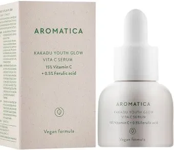 Aromatica Сыворотка для лица Kakadu Youth Glow Vita C serum 15% Vitamin C + 0.5% Ferulic acid 15 мл