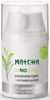 Premium Крем-пудинг дневной с гиалуроновой кислотой MATCHA anTEAstress 50 мл