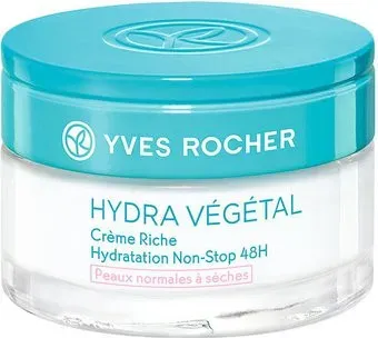 Yves Rocher Гидра Вежеталь Насыщенный крем "Интенсивное увлажнение 48ч" 50 мл