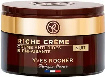 Yves Rocher Riche CremE (Риш Крем) Благотворный ночной крем от морщин 50 мл