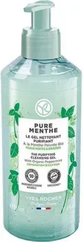 Yves Rocher Pure Menthe Очищающий гель д/умывания с Перечной мятой БИО - для комб. и жирн.кожи 390 мл