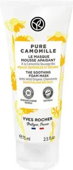Yves Rocher Pure Camomille Успокаивающая маска-мусс с Ромашкой БИО - для чувств. и сухой кожи 75 мл