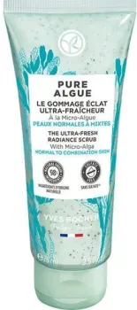 Yves Rocher Pure Algue Ультраосвежающий гоммаж д/сияния кожи с микроводорослями - для норм. и комбинир.кожи 75 мл