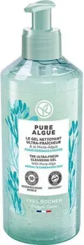 Yves Rocher Pure Algu Ультраосвежающий гель д/умывания с микроводорослями - для норм. и комб.кожи 390 мл