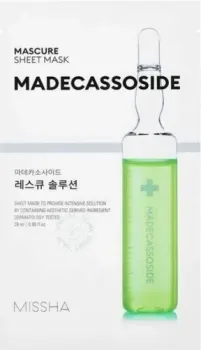 Missha Восстанавливающая тканевая маска для лица Mascure Rescue Solution Sheet Mask (Madecassoside)
