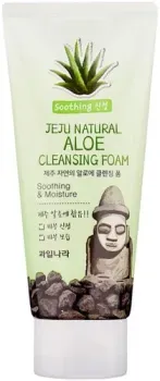 Welcos Пенка для умывания Jeju Natural Aloe Cleansing Foam 120 г