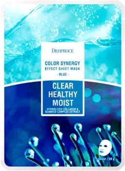 Deoproce Тканевая маска Deoproce Color Synergy Effect Sheet Mask Blue 20 г