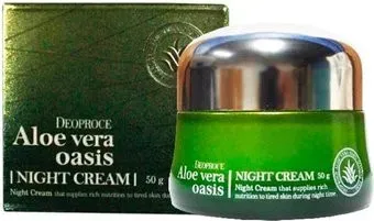 Deoproce Крем для лица Deoproce Aloe Vera Oasis Night Cream 50 мл