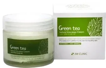 3W Clinic Крем для лица 3W Clinic Green Tea Natural Time Sleep Cream 70 г