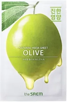 The Saem Маска для лица тканевая Natural Olive (21 мл)
