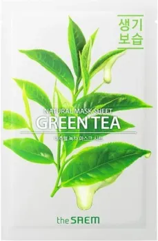 The Saem Маска для лица тканевая Natural Green Tea Mask Sheet (21 мл)