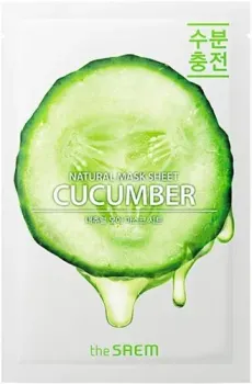 The Saem Маска для лица тканевая Natural Cucumber (21 мл)