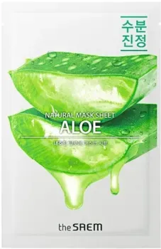 The Saem Маска для лица тканевая Natural Aloe Mask Sheet (21 мл)