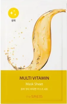 The Saem Маска для лица тканевая Bio Solution Radiance Multi Vitamin Mask Sheet (21 мл)