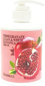 Deoproce Крем для лица Clean&white Cleansing Massage Cream Pomegranate 430 мл