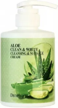 Deoproce Крем для лица Clean&white Cleansing Massage Cream Aloe 430 мл