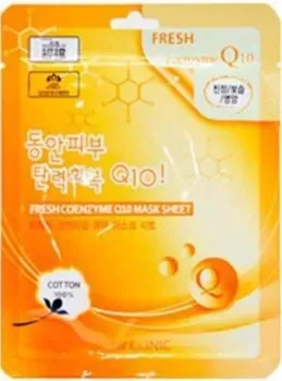 3W Clinic Маска для лица тканевая Fresh Coenzyme Q10 Mask Sheet 23 мл