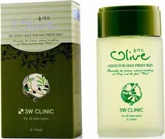 3W Clinic Тонер для лица Olive for Man Fresh Skin 150 мл