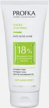 Profka Маска для лица кремовая Anti-Acne Mask С термальной грязью и салициловой кислотой 175 мл