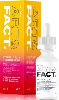 Art&Fact Сыворотка для лица Антиоксидантна с витамином С 2,3% и ретинолом 0,05% (30 мл)