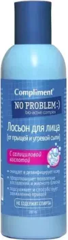 Compliment Лосьон для лица No Problem Очищающий от прыщей и угревой сыпи (200 мл)