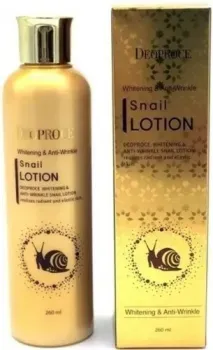 Deoproce Лосьон для лица Whitening And Anti-Wrinkle Snail Lotion (260 мл)