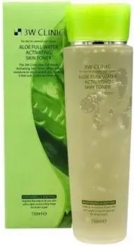 3W Clinic Тонер для лица Aloe Full Water Activating (150 мл)