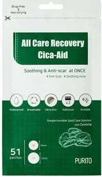 Purito Маска-патч для лица All Care Recovery Cica-Aid (51 шт)