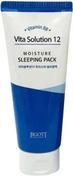 Jigott Маска для лица кремовая Vita Solution 12 Moisture Sleeping Pack 180 мл