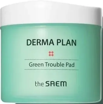 The Saem Пэд для лица Derma Plan Green Trouble Pad 70 шт
