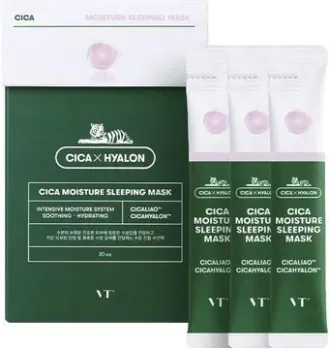 Vt Cosmetics Набор масок для лица Cica Moisture Sleeping Mask 20 шт