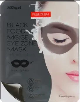 Purederm Маска для век Black Food Mg:Gel Eye Zone Mask гидрогелевая (12 г)