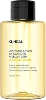 Kundal Мицеллярная вода Centaurea Cyanus Ph Balancing Micellar Deep Cleansing Water (500 мл)
