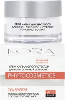 Kora Крем для лица Капилляропротектор для кожи склонной к куперозу (50 мл)