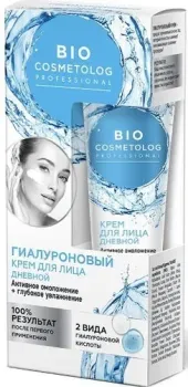 Фитокосметик Крем для лица BioCosmetolog Гиалуроновый День Активное омоложение (45 мл)