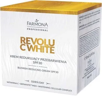 Farmona Крем для лица Professional Revolu C White дневной выравнивающий тон кожи SPF30 (50 мл)