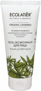 Ecolatier Скраб для лица Green Cannabis Гель-Эксфолиант (100 мл)