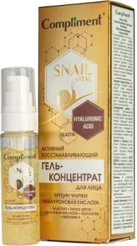 Compliment Гель для лица Snail Vital концентрат активный восстанавл муцин улитки (30 мл)
